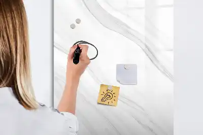 Magnetic writing board marble waves pattern