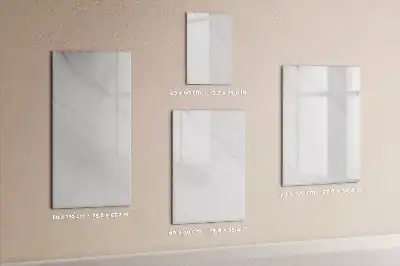 Magnetic writing board marble waves pattern