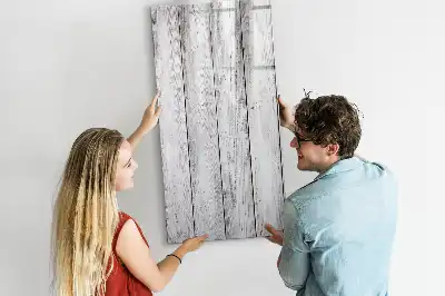 Magnetic dry erase board painted wood frame
