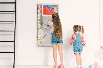 Magnetic writing board stars design