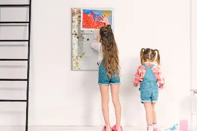 Magnetic writing board stars design