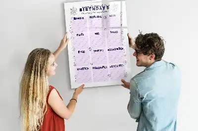 Magnetic writing board place of birth design