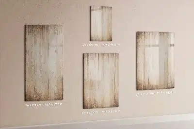 Magnetic writing board with a light wooden frame