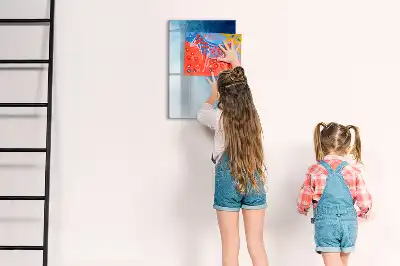 Magnetic writing board water abstraction design