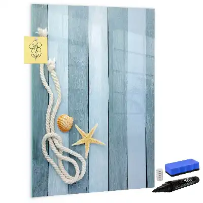 Magnetic dry erase board ocean themed accessories