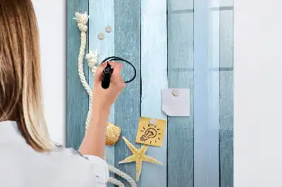Magnetic dry erase board ocean themed accessories
