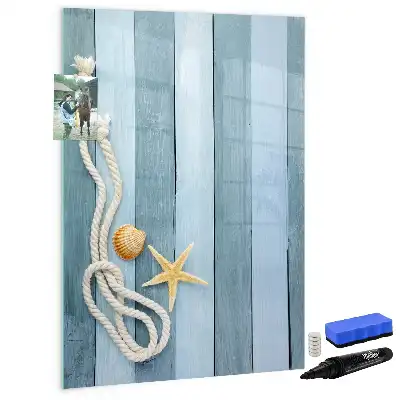 Magnetic dry erase board ocean themed accessories