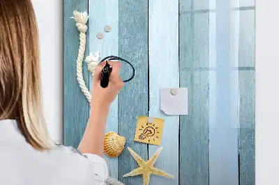 Magnetic dry erase board ocean themed accessories