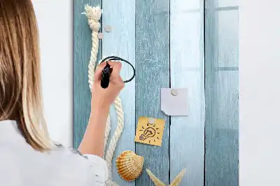 Magnetic dry erase board ocean themed accessories