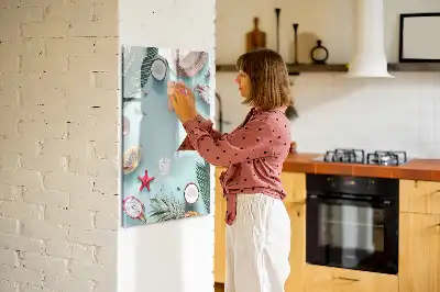 Magnetic dry erase board summer composition design