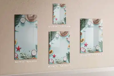 Magnetic dry erase board summer composition design
