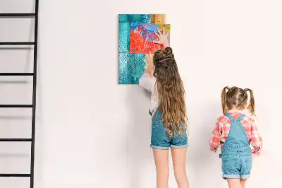 Magnetic writing board sea beach design