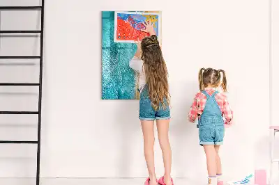 Magnetic writing board sea beach design