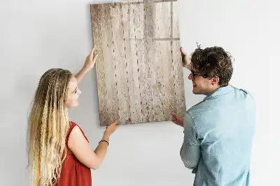 Magnetic dry erase board with wooden frame