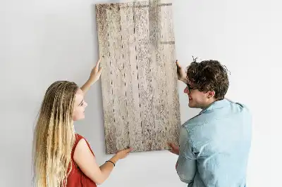 Magnetic dry erase board with wooden frame