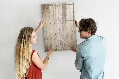 Magnetic dry erase board with wooden frame