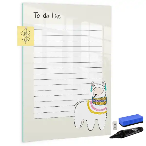 Magnetic writing board wishlist edition