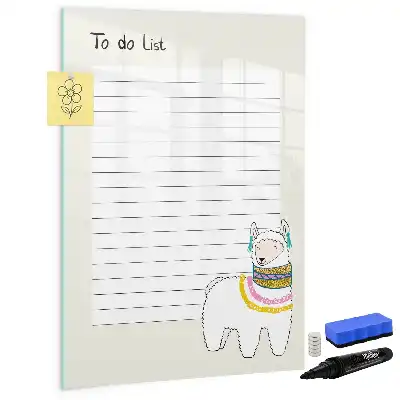 Magnetic writing board wishlist edition