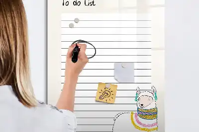 Magnetic writing board wishlist edition