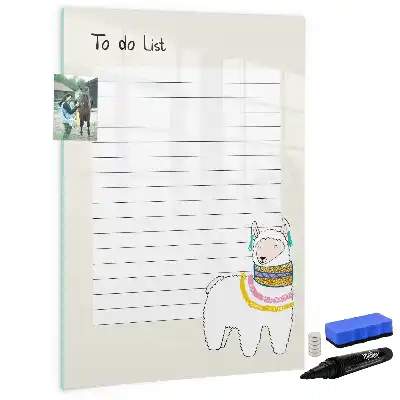 Magnetic writing board wishlist edition