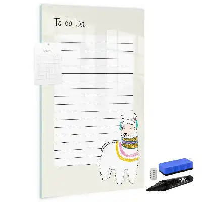 Magnetic writing board wishlist edition