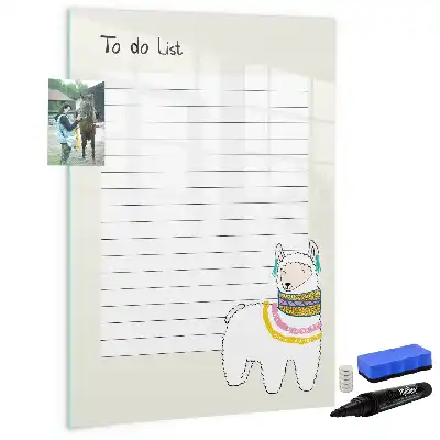 Magnetic writing board wishlist edition