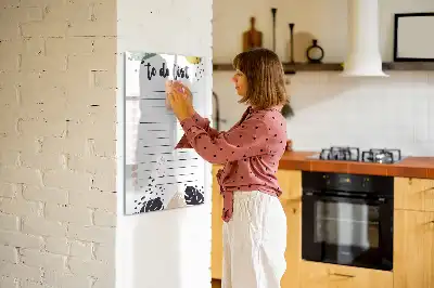 Magnetic writing board to-do list