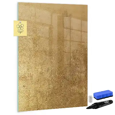 Magnetic writing board with decorative fabric cover