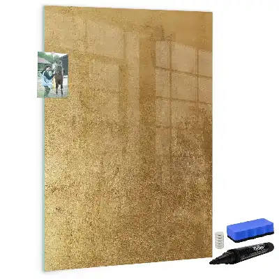 Magnetic writing board with decorative fabric cover