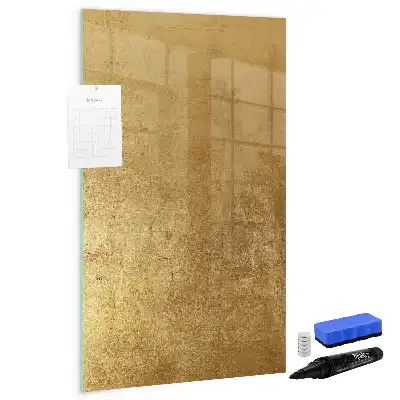 Magnetic writing board with decorative fabric cover