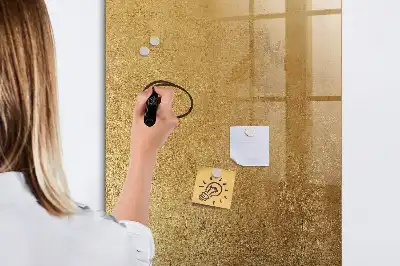 Magnetic writing board with decorative fabric cover
