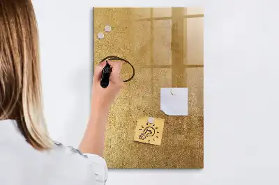Magnetic writing board with decorative fabric cover