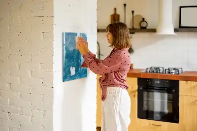 Magnetic dry erase board with an ocean sea theme