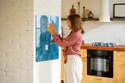 Magnetic dry erase board with an ocean sea theme