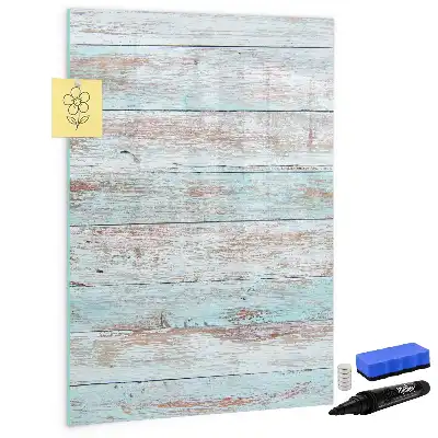 Magnetic dry erase board pastel finish