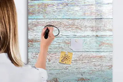 Magnetic dry erase board pastel finish