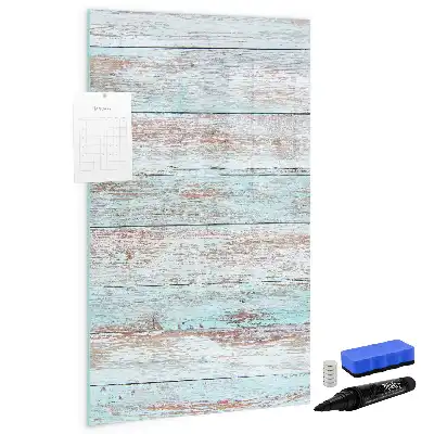 Magnetic dry erase board pastel finish