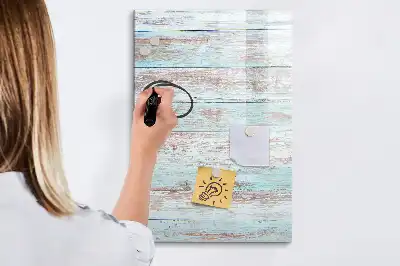 Magnetic dry erase board pastel finish