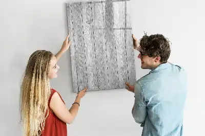 Magnetic writing board wooden frame