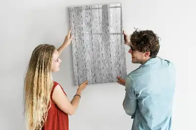 Magnetic writing board wooden frame