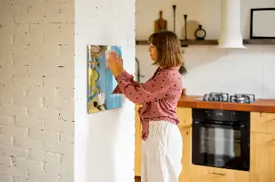 Magnetic writing board beach accessory