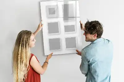 Magnetic writing board photo frame design