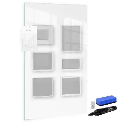Magnetic writing board photo frame design