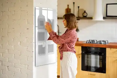 Magnetic writing board photo frame design
