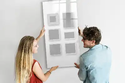 Magnetic writing board photo frame design