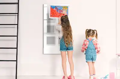 Magnetic writing board photo frame design