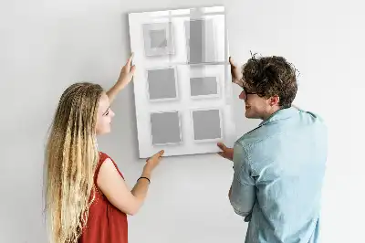 Magnetic writing board photo frame design