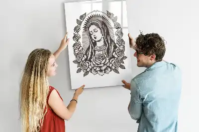 Magnetic dry erase board featuring Our Lady of Guadalupe