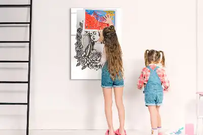 Magnetic dry erase board featuring Our Lady of Guadalupe