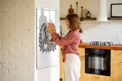 Magnetic dry erase board featuring Our Lady of Guadalupe